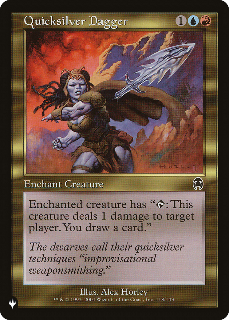 Quicksilver Dagger (Retro) (APC-118) - The List