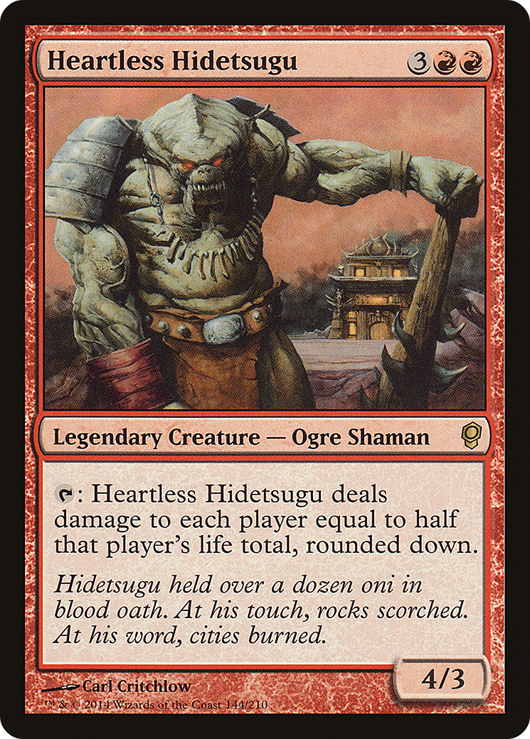 Heartless Hidetsugu (144) Foil - Conspiracy