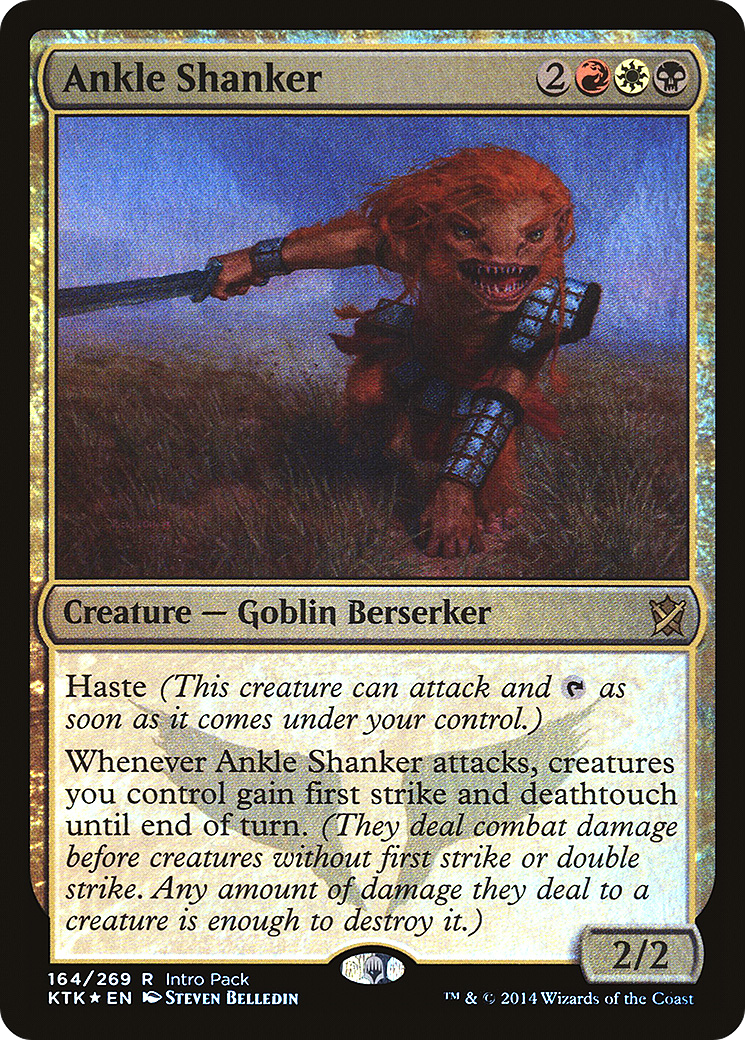 Ankle Shanker (164) Foil - Khans of Tarkir Promos