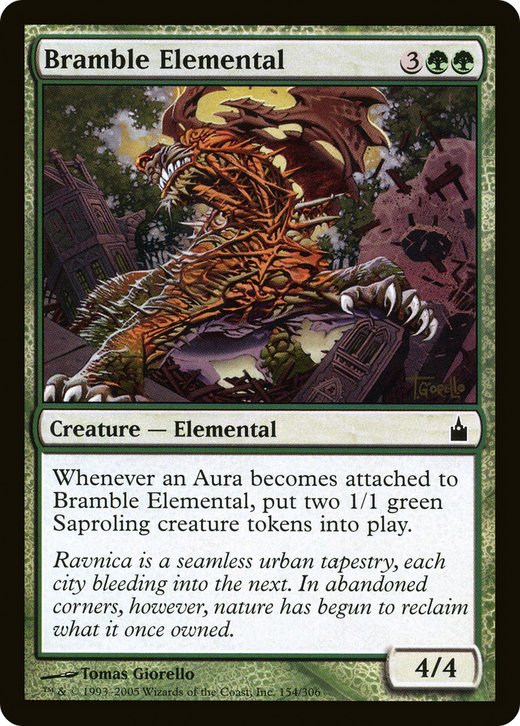Bramble Elemental (154) Foil - Ravnica: City of Guilds
