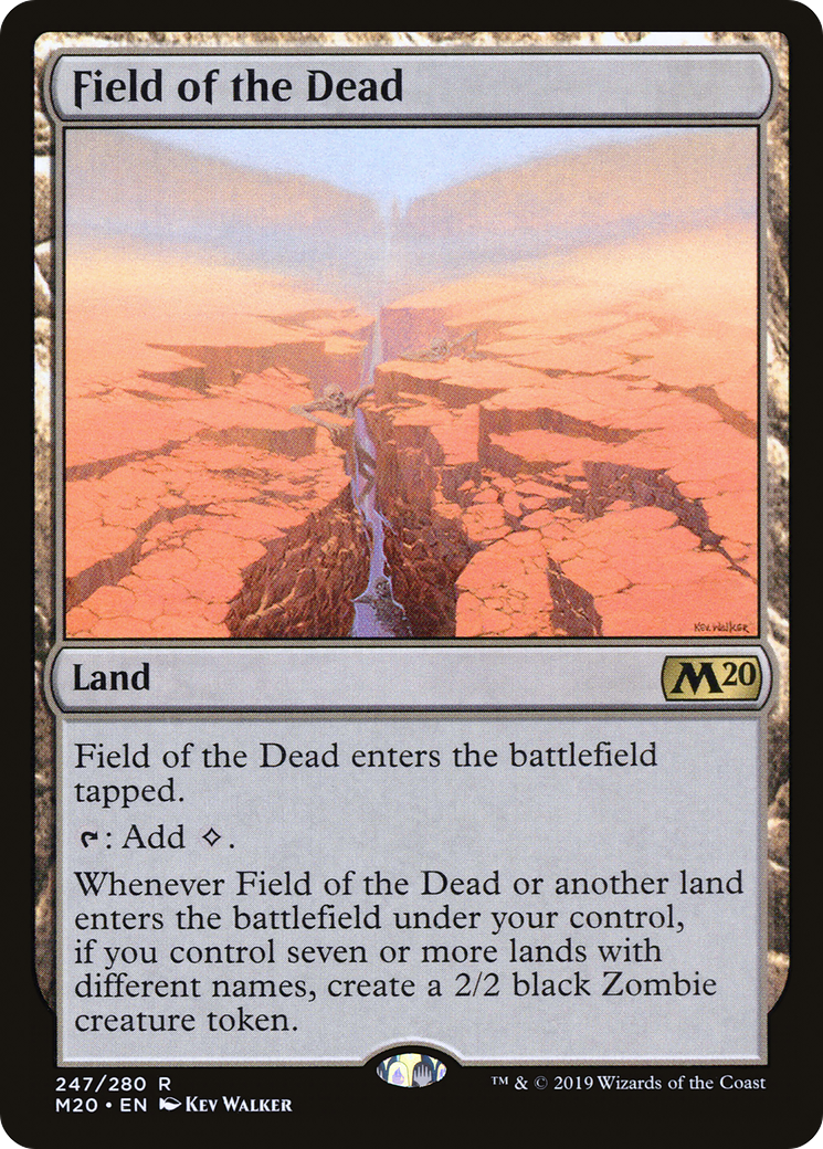 Field of the Dead (247) Foil - Core Set 2020
