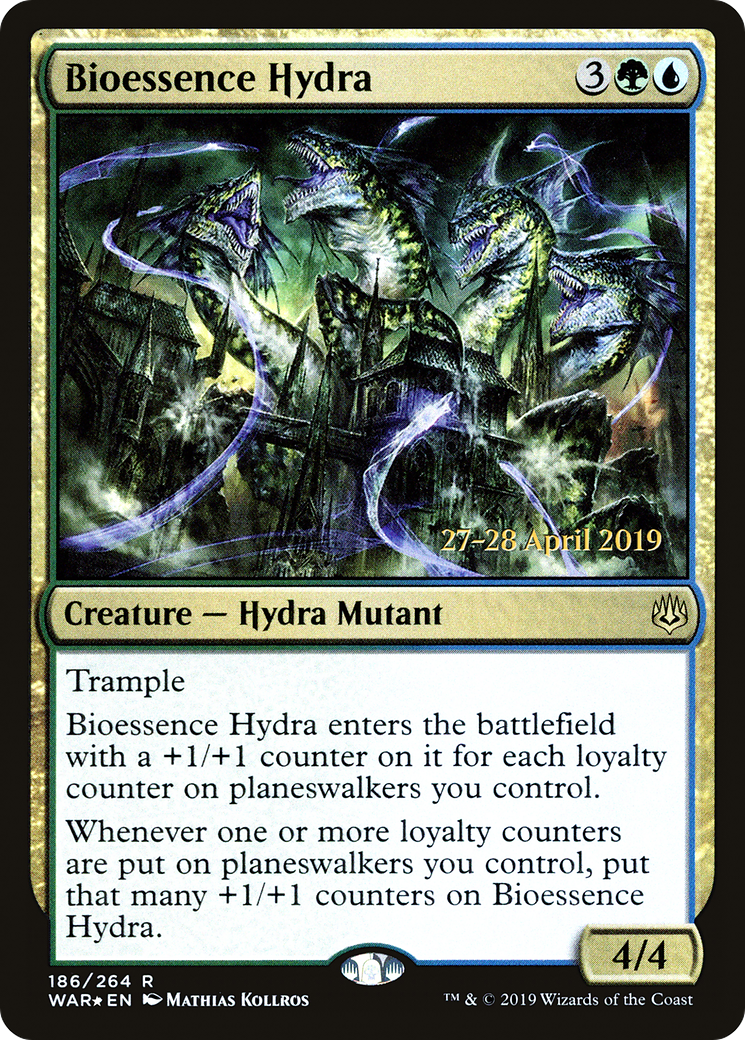 Bioessence Hydra (186) Foil - War of the Spark Promos