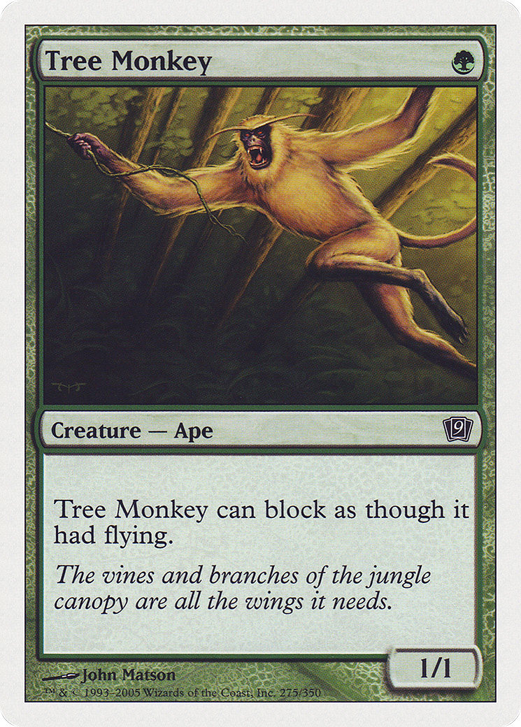 Tree Monkey (275) Foil - Ninth Edition