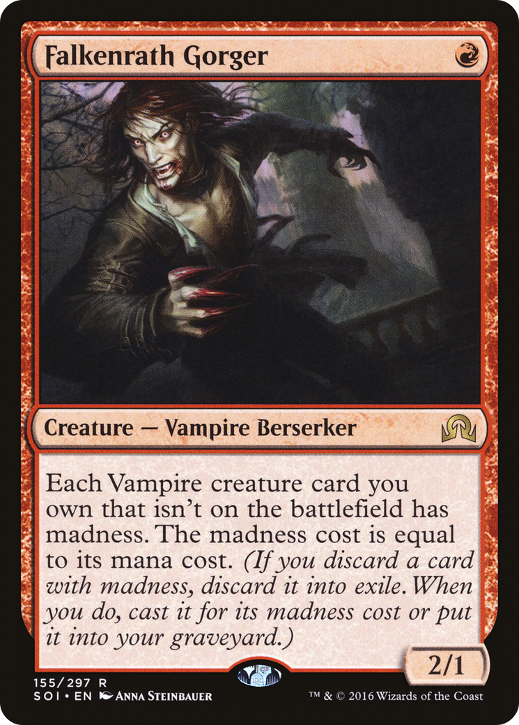 Falkenrath Gorger (155) Foil - Shadows over Innistrad