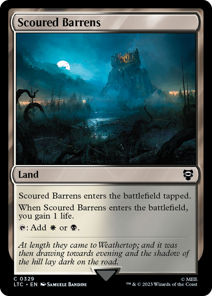 Scoured Barrens (329) - Tales of Middle-earth Commander