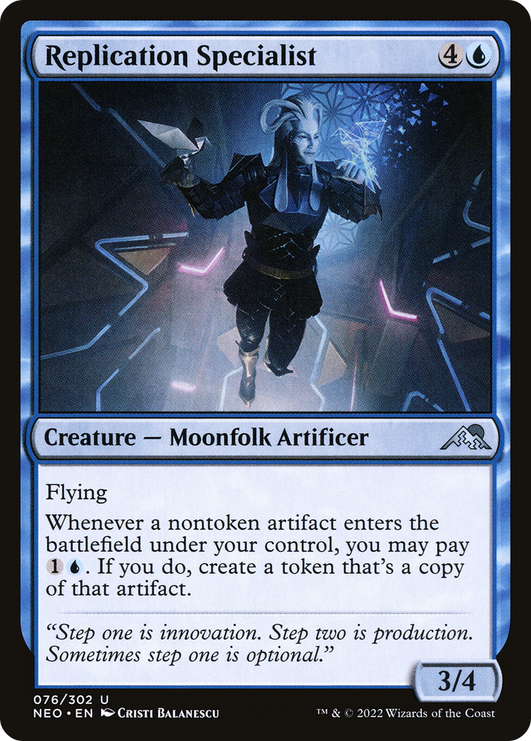 Replication Specialist (076) Foil - Kamigawa: Neon Dynasty