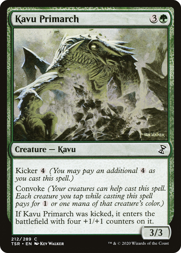 Kavu Primarch (212) Foil - Time Spiral Remastered