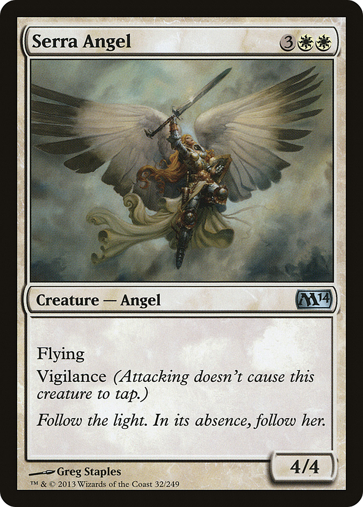 Serra Angel (032) Foil - Magic 2014