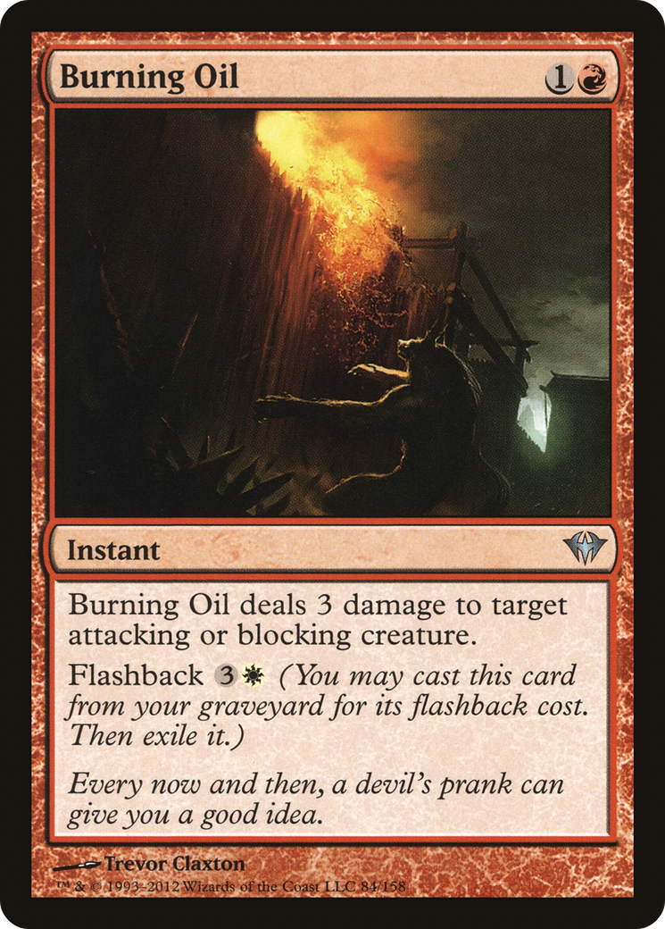 Burning Oil (084) Foil - Dark Ascension