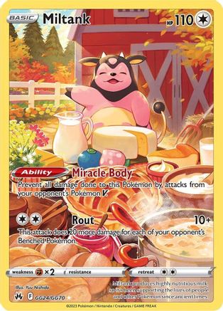 Miltank (GG24) Holofoil - Crown Zenith