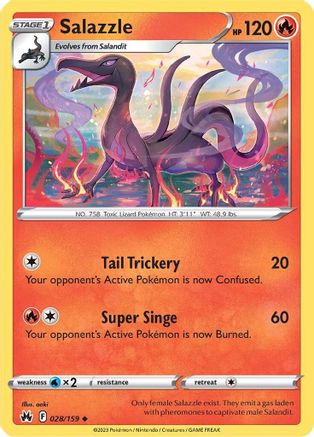 Salazzle (28) - Crown Zenith