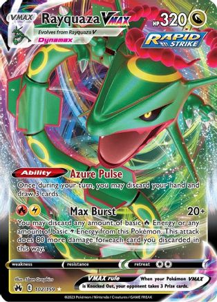 Rayquaza VMAX (102) Holofoil - Crown Zenith