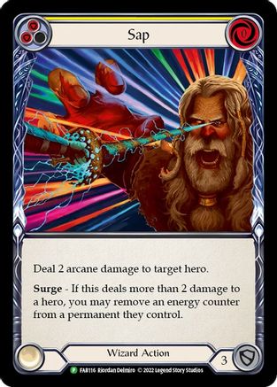 Sap (Yellow) (FAB116) Rainbow Foil - FaB Promos
