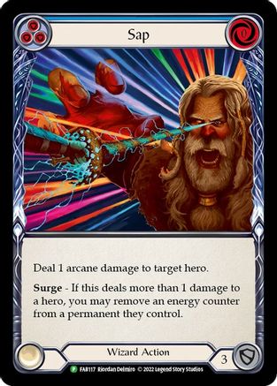Sap (Blue) (FAB117) Rainbow Foil - FaB Promos