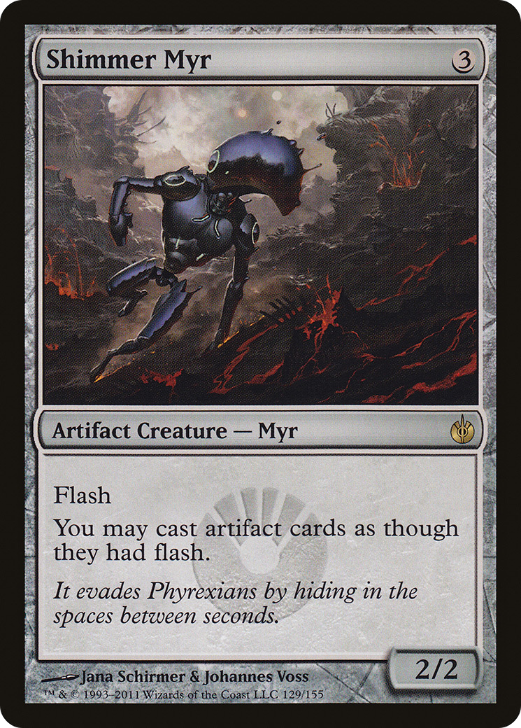 Shimmer Myr (129) - Mirrodin Besieged