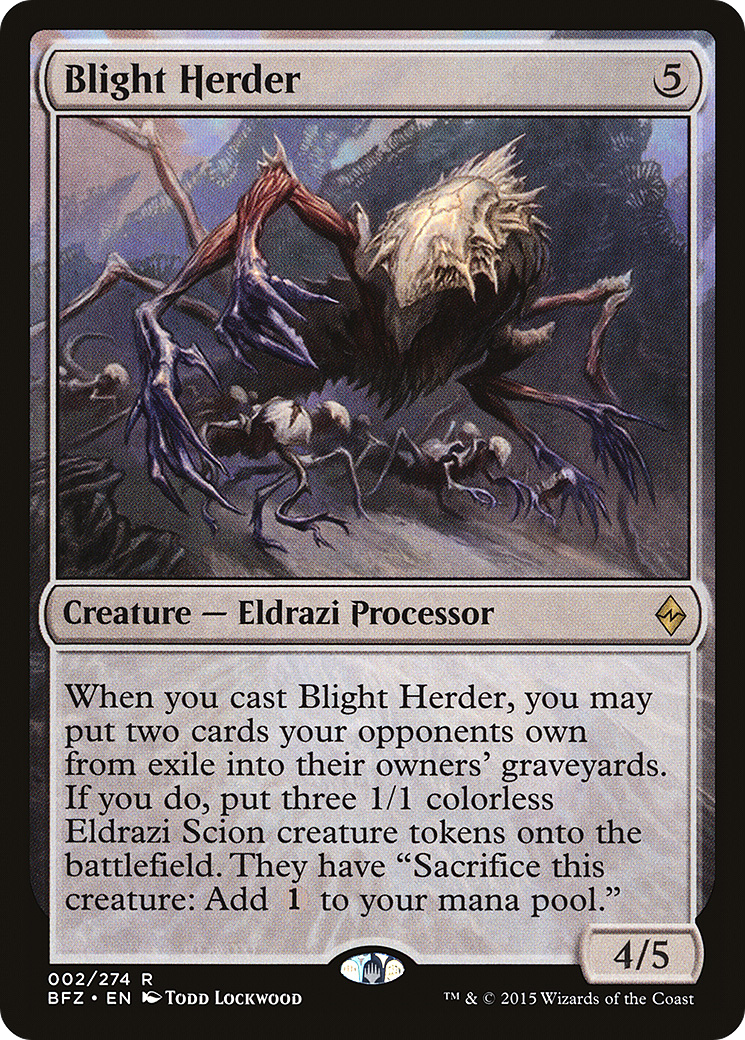 Blight Herder (002) Foil - Battle for Zendikar