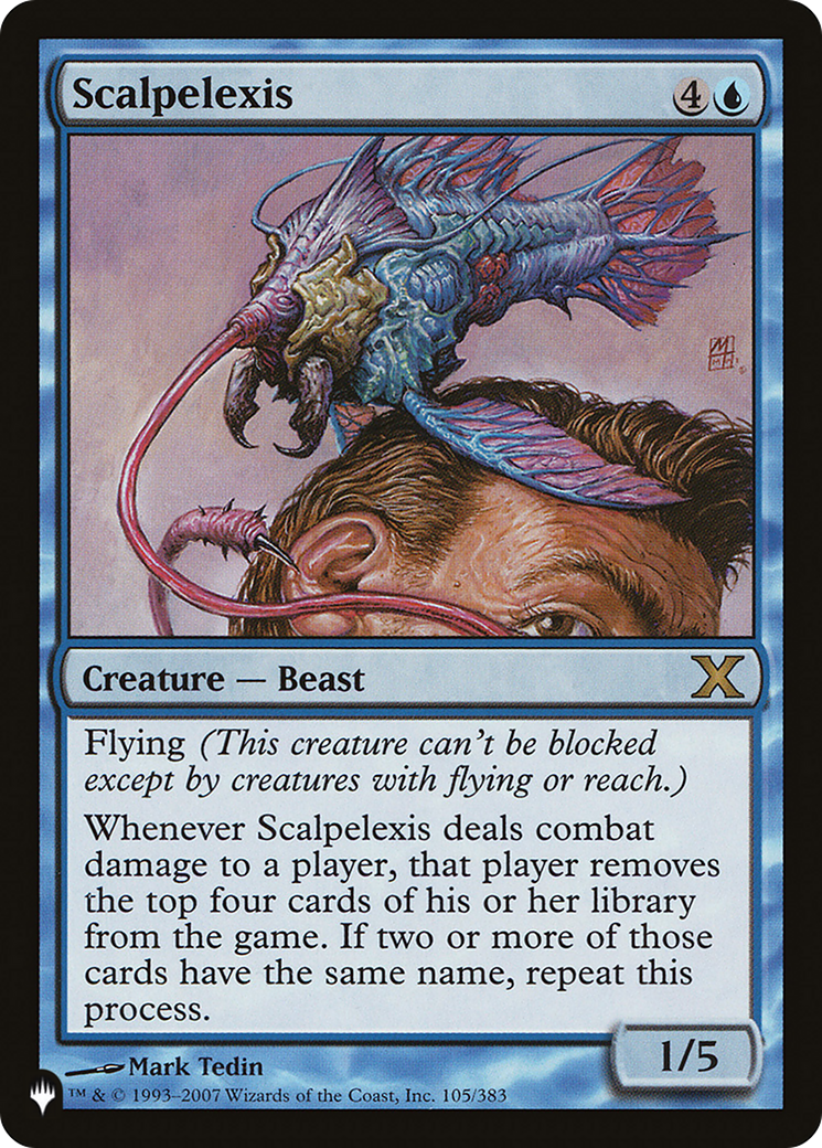 Scalpelexis (10E-105) - The List