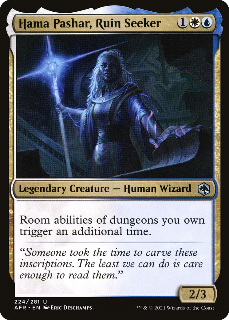 Hama Pashar, Ruin Seeker (224) Foil - Adventures in the Forgotten Realms