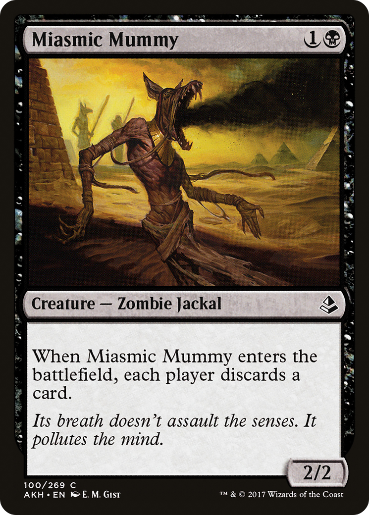 Miasmic Mummy (100) Foil - Amonkhet
