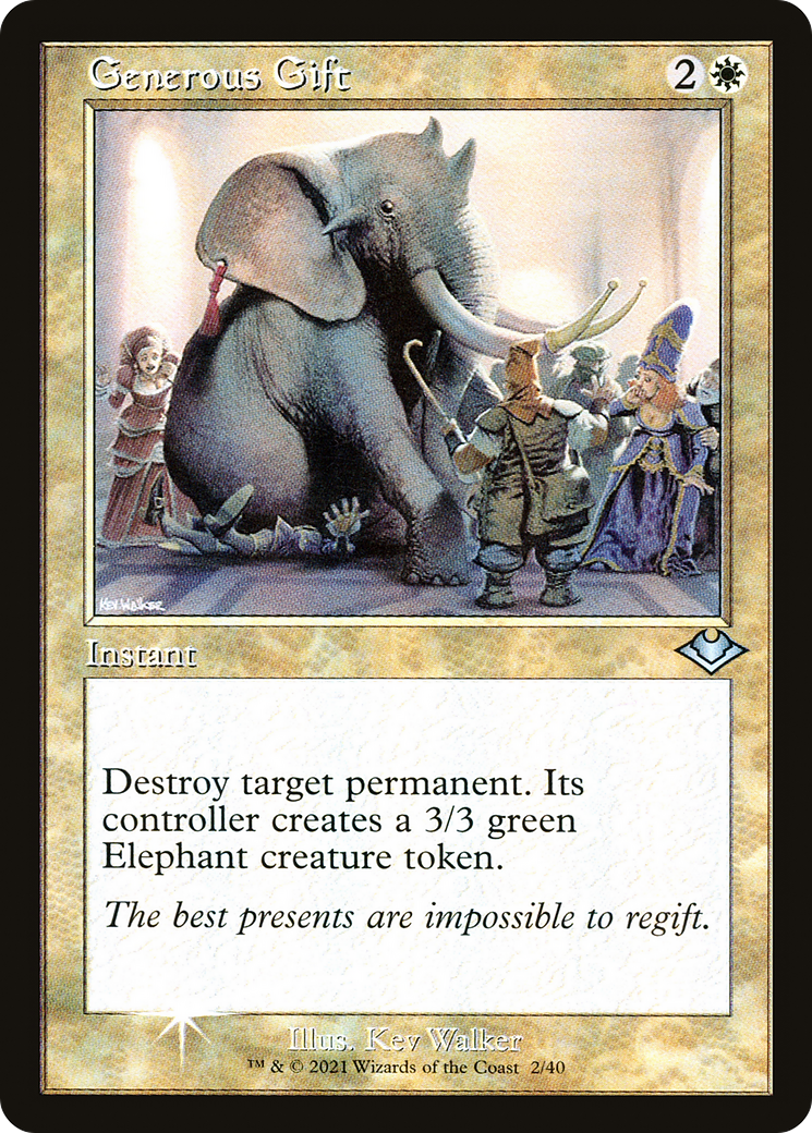 Generous Gift (Retro) (002) Foil - Modern Horizons 1 Timeshifts