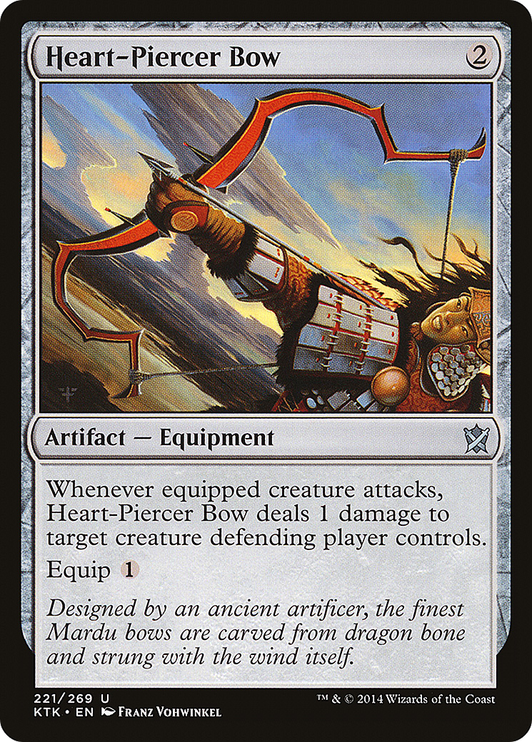 Heart-Piercer Bow (221) Foil - Khans of Tarkir
