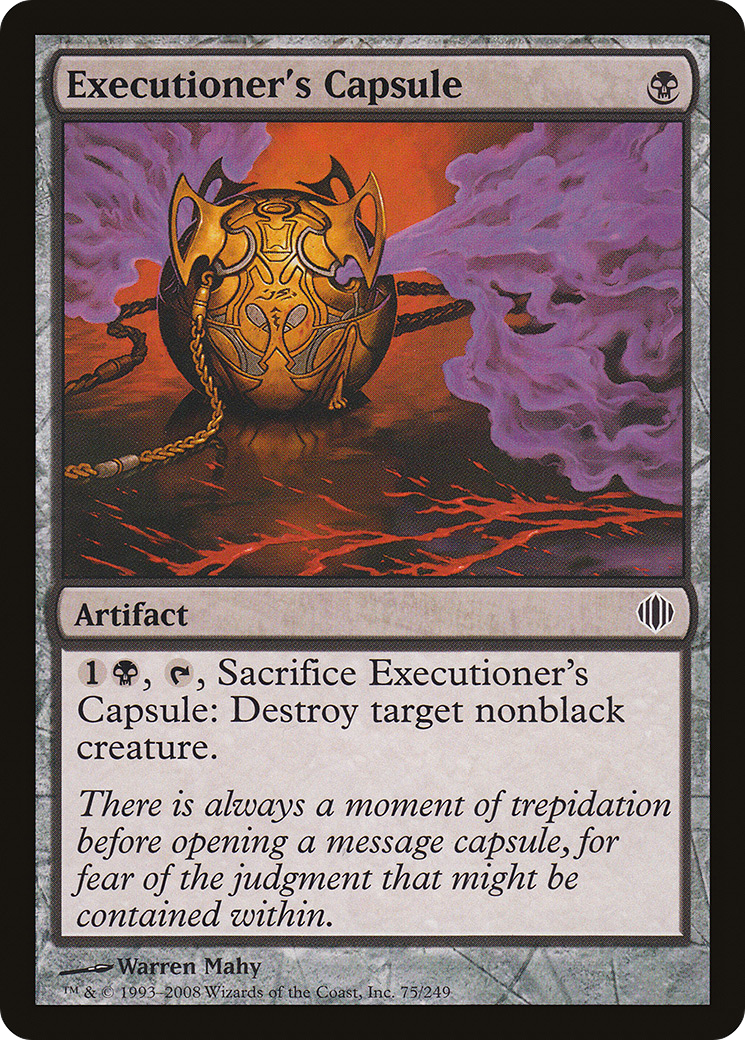 Executioner's Capsule (075) Foil - Shards of Alara