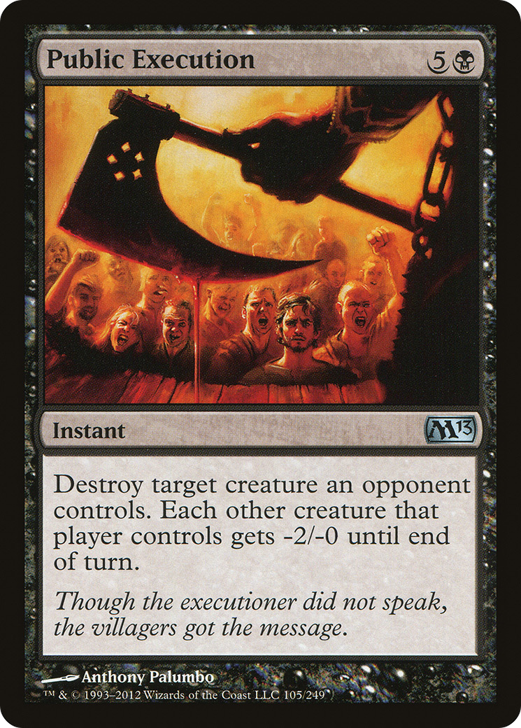 Public Execution (105) Foil - Magic 2013