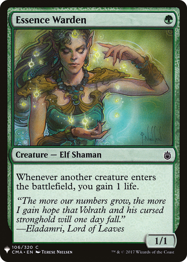 Essence Warden (CMA-106) - The List