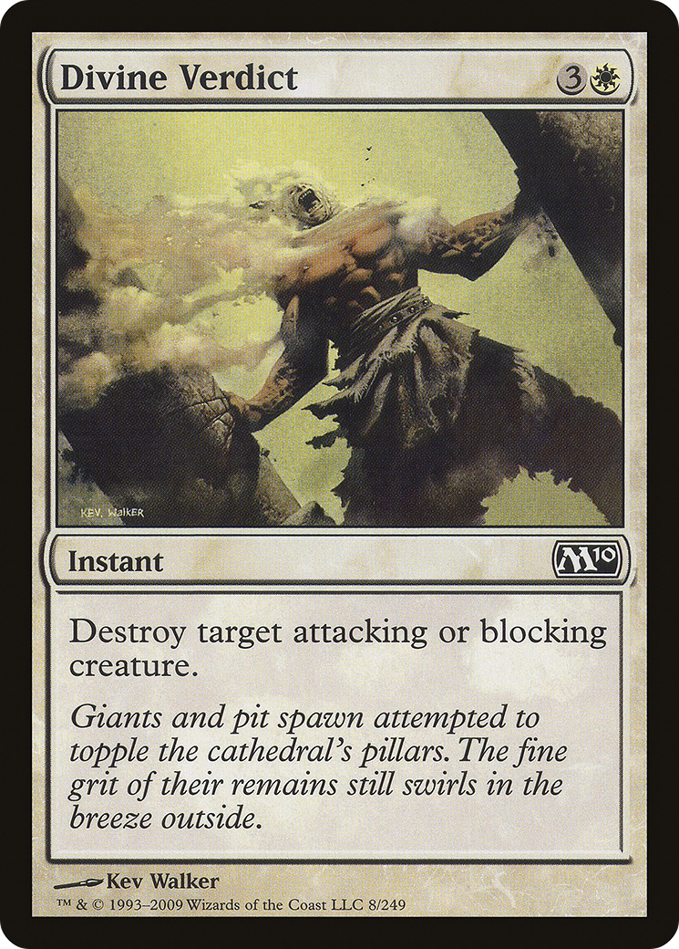 Divine Verdict (008) Foil - Magic 2010