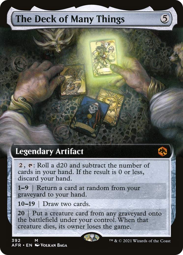 The Deck of Many Things (Extended Art) (392) Foil - Adventures in the Forgotten Realms