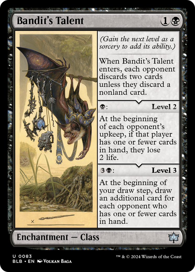 Bandit's Talent (083) Foil - Bloomburrow