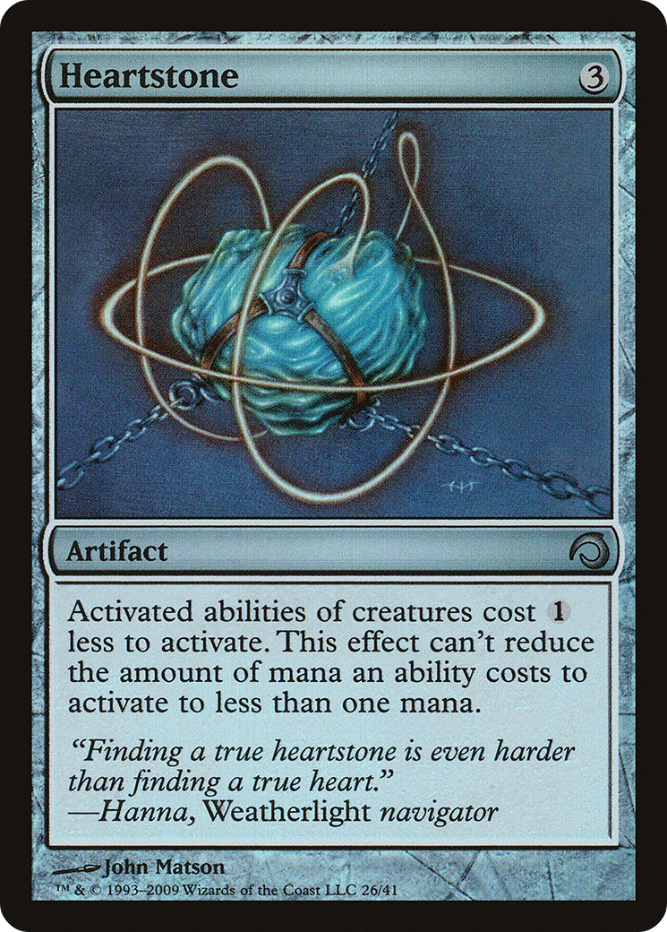 Heartstone (026) Foil - Premium Deck Series: Slivers