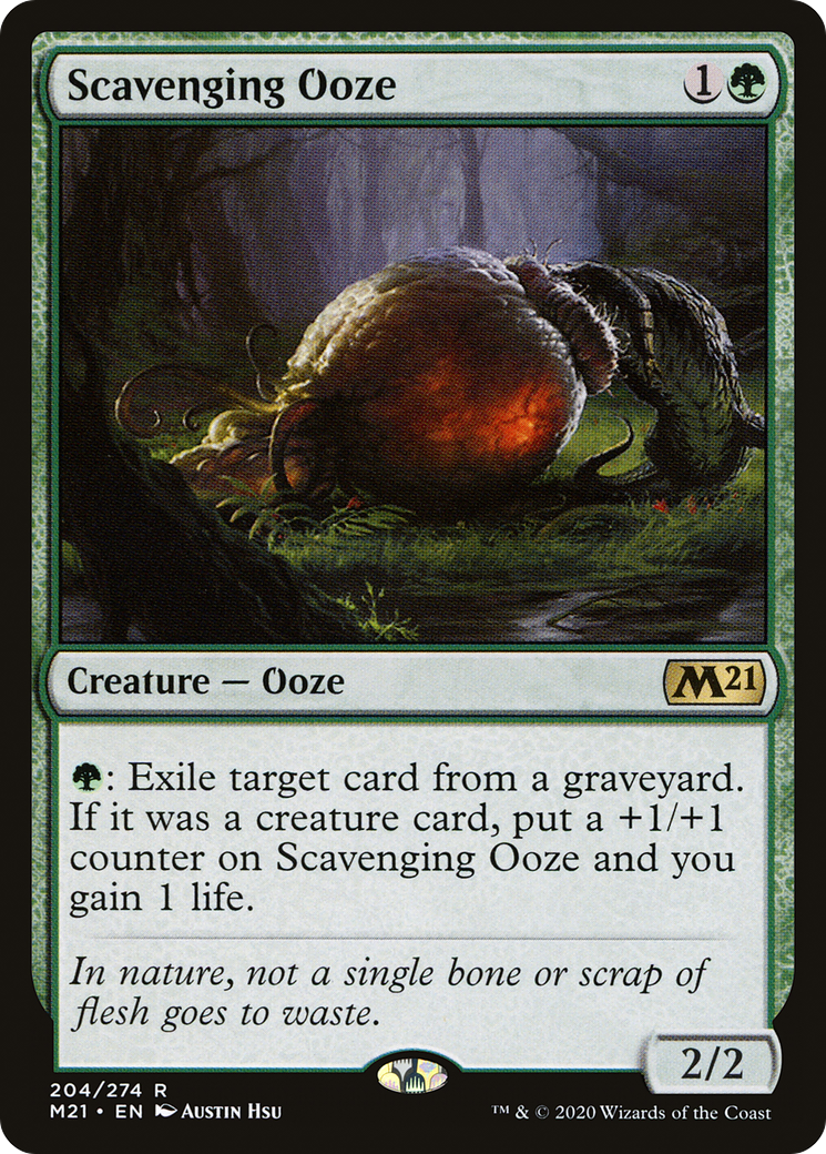 Scavenging Ooze (204) - Core Set 2021