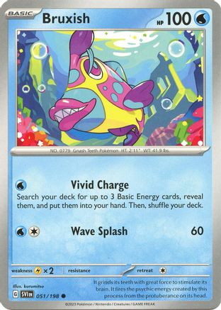 Bruxish (51) Reverse Holofoil - Scarlet & Violet