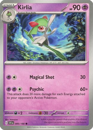 Kirlia (85) Reverse Holofoil - Scarlet & Violet