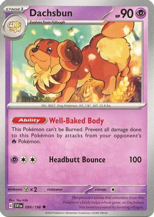 Dachsbun (99) Reverse Holofoil - Scarlet & Violet