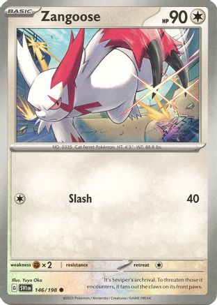 Zangoose (146) Reverse Holofoil - Scarlet & Violet
