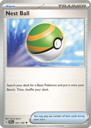 Nest Ball (181) Reverse Holofoil - Scarlet & Violet