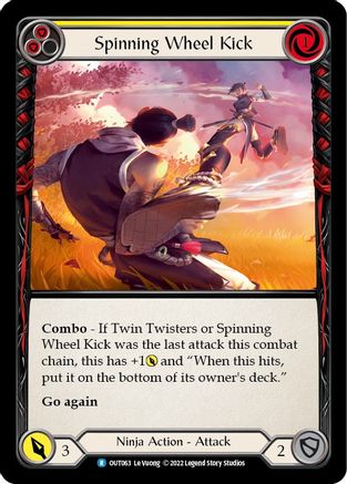 Spinning Wheel Kick (Yellow) (OUT063) - Outsiders
