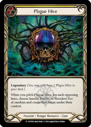 Plague Hive (OUT000) Rainbow Foil - Outsiders