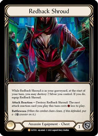 Redback Shroud (OUT011) Cold Foil - Outsiders