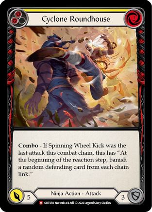 Cyclone Roundhouse (OUT050) Rainbow Foil - Outsiders