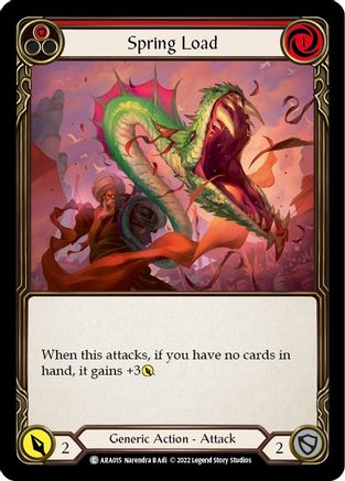 Spring Load (Red) (ARA015) - Blitz Deck: Outsiders - Arakni