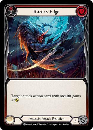 Razor's Edge (Red) (ARA016) - Blitz Deck: Outsiders - Arakni