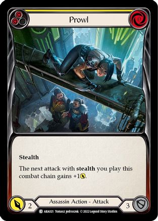 Prowl (Yellow) (ARA021) - Blitz Deck: Outsiders - Arakni