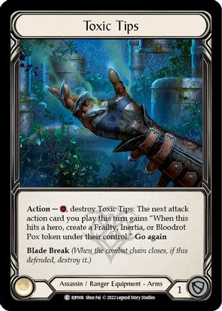 Toxic Tips (RIP006) - Blitz Deck: Outsiders - Riptide