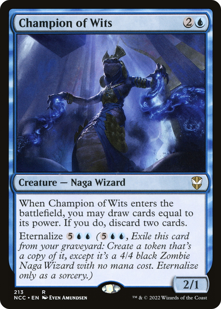 Champion of Wits (213) - New Capenna Commander