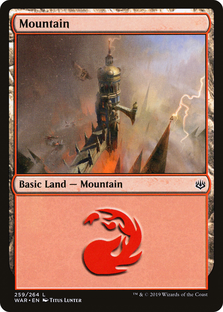 Mountain (259) Foil - War of the Spark