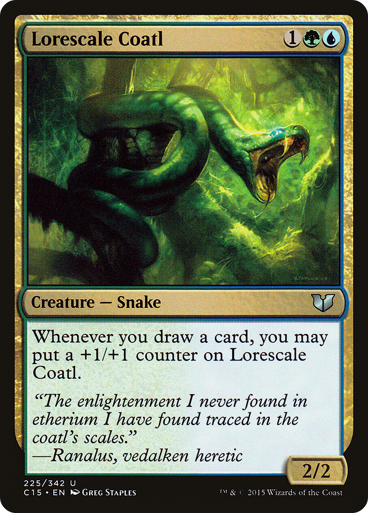 Lorescale Coatl (225) - Commander 2015