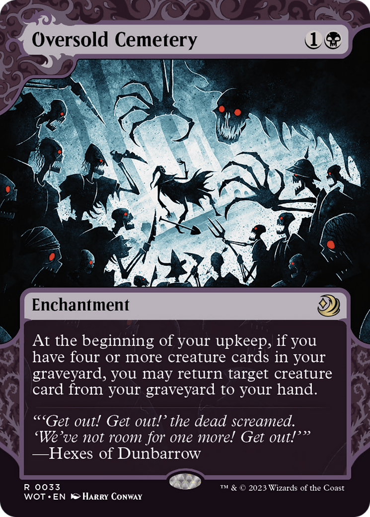 Oversold Cemetery (Showcase) (033) - Wilds of Eldraine: Enchanting Tales